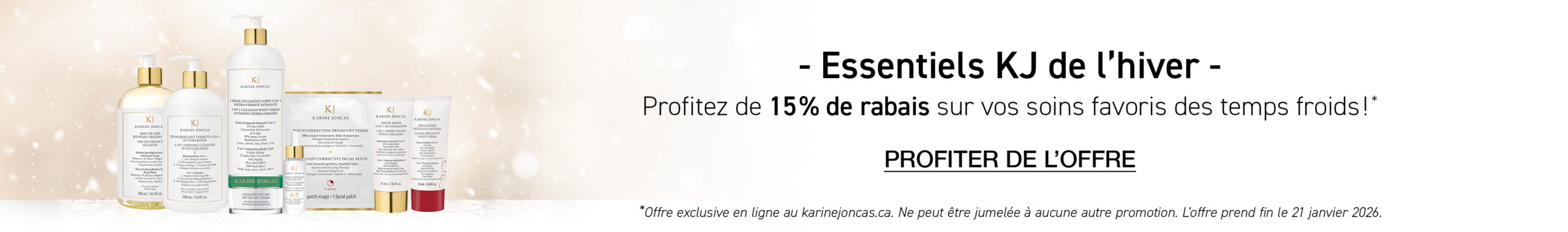 Banner_RV_Essentiels Hiver_2026_3840x570_FR_V1